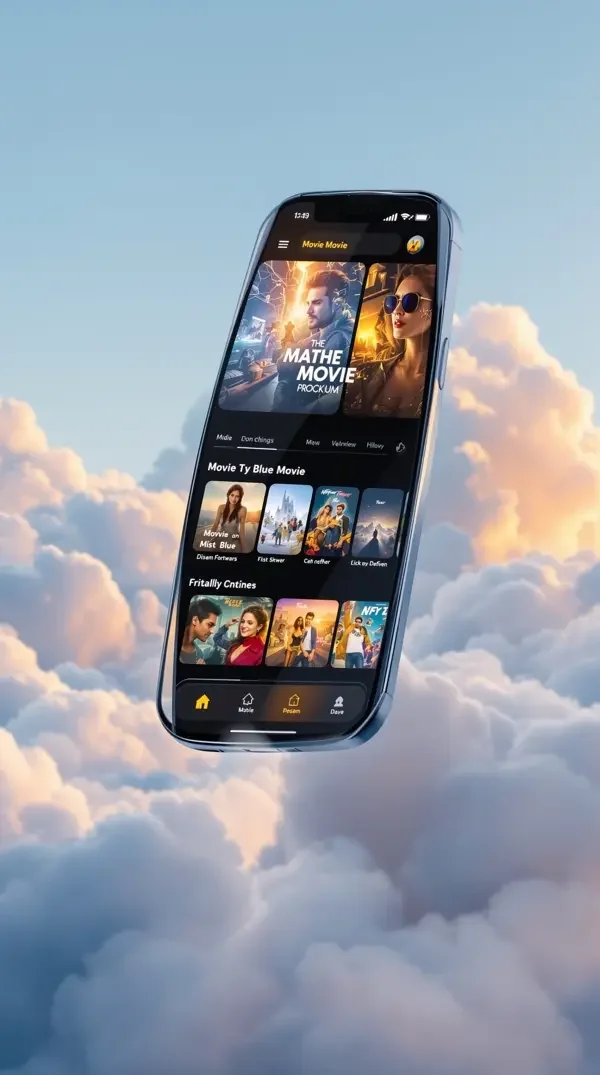 看吧影院移动端 App 界面展示